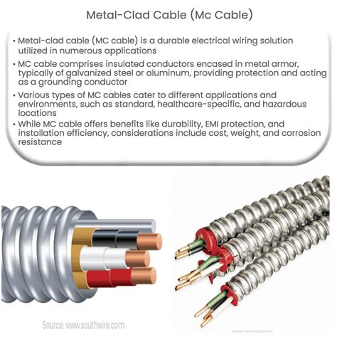 how to connect metal clad cable to box|metal clad mc cable.